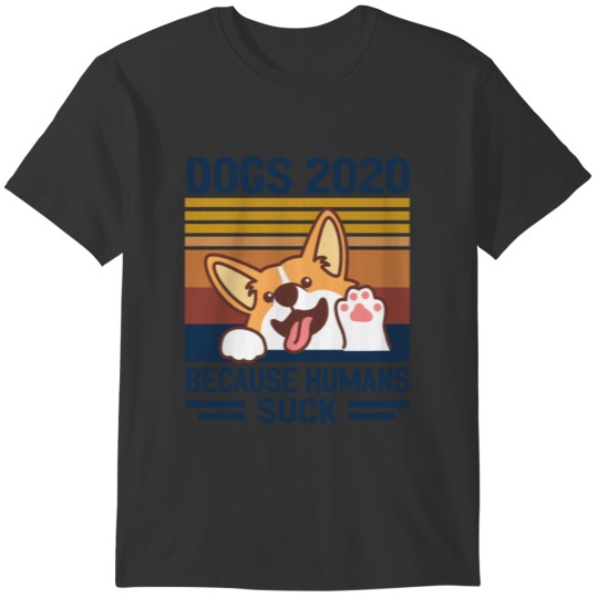 Dogs 2020 Vote for Dogs T-shirt