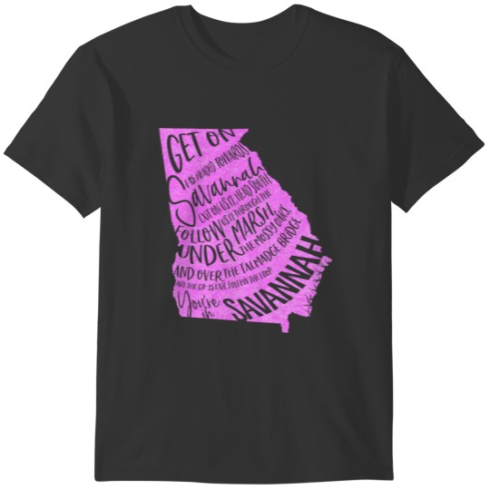 Savannah Directions - Pink T-shirt