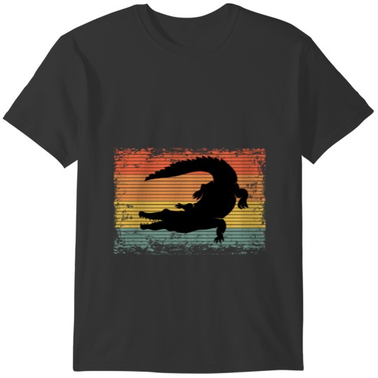 Vintage Alligator Crocodile Animal Gift Idea T-shirt