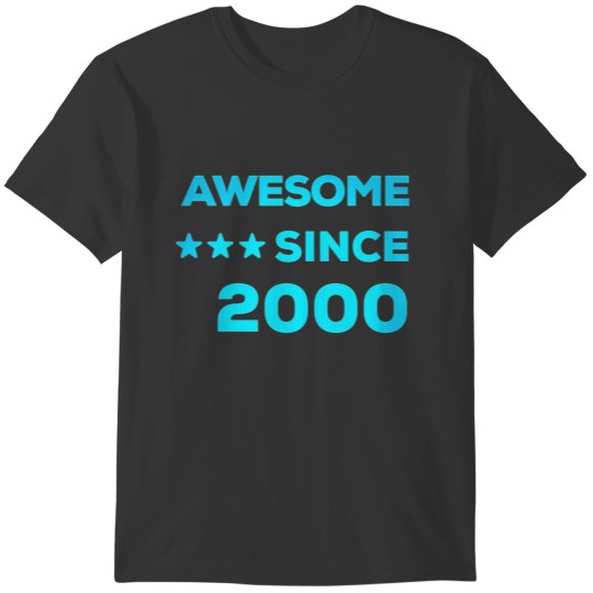 20. birthday 20 years 2000 gift 2000s T-shirt