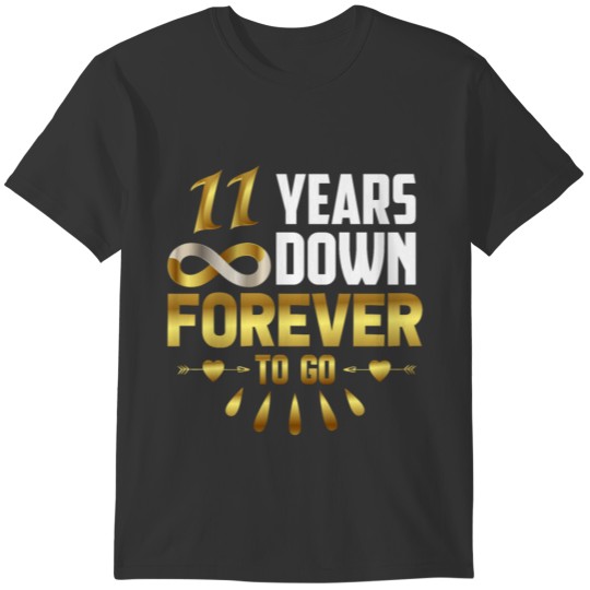 Funny 11th Anniversary Gift T-shirt