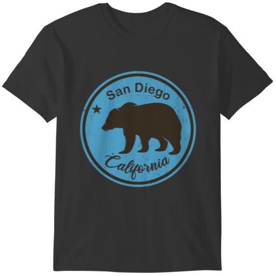 San Diego California Bear Vintage T-shirt