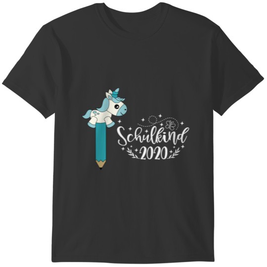 School Child 2020 Unicorn Enrollment Gift T-shirt