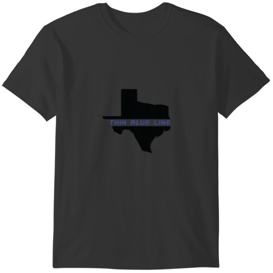 Texas thin blue line T-shirt
