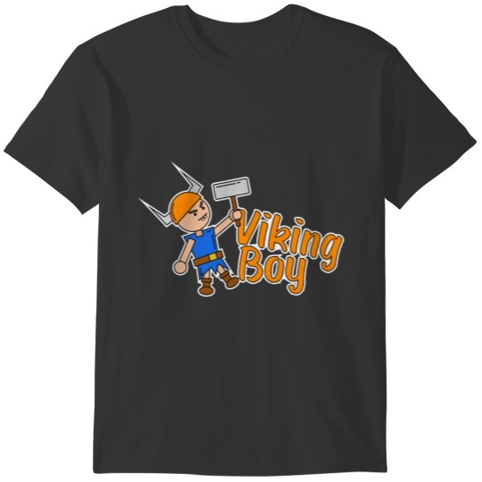 Viking Boy Little Viking Thor Kids Gift Idea T-shirt