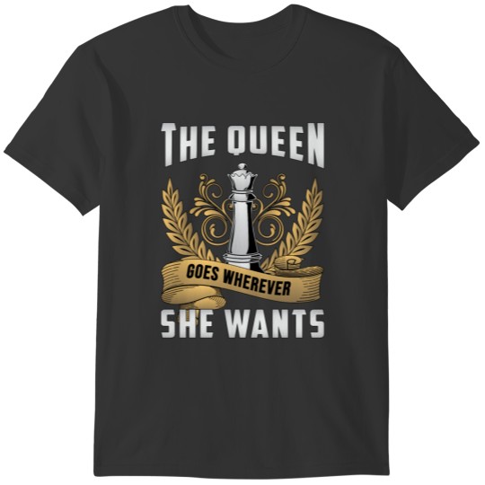 Chess Chess Board Queen Checkmate Board Game Gift T-shirt