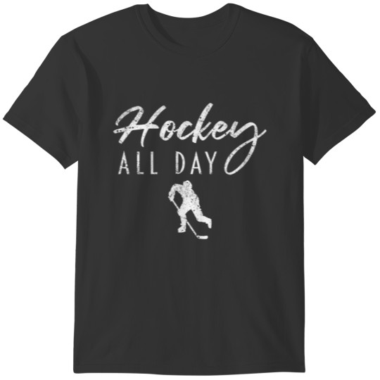 Hockey All Day Hockey Mom Coach T-shirt