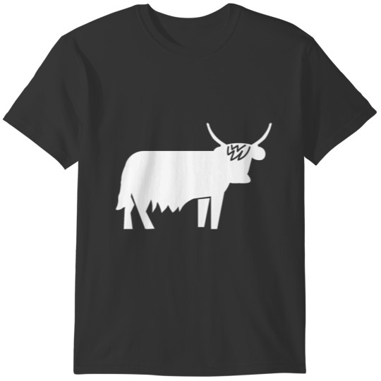 Highland Cattle Icon White T-shirt