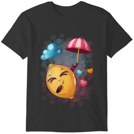 Adorable Happy Kawaii Lemon T-shirt