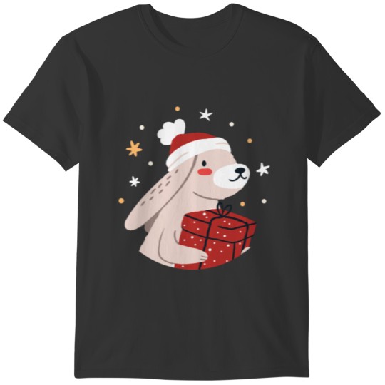 Hare at Christmas Design for a Punguin Fans T-shirt