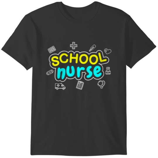 School Nurse Gift Back To School Nursing Registere T-shirt