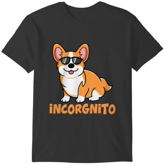 Incorgnito Corgi Lovers T-shirt
