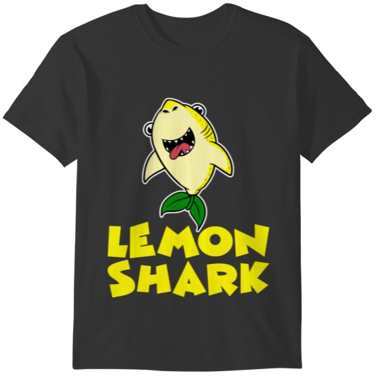 Lemon Shark Vitamin C Small Evergreen Tree Yellow T-shirt