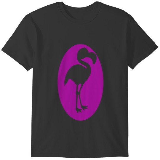 Flamingo Flamingos pinke Vögel rosa Vogel Stelzen T-shirt