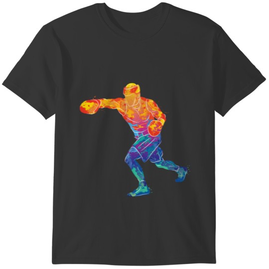 Watercolor Boxer Sports T-shirt