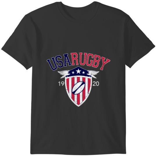 Vintage Usa Rugby Gift Tee T-shirt