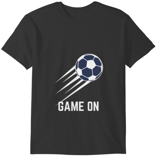White Ball Soccer Sports T Shirt T-shirt