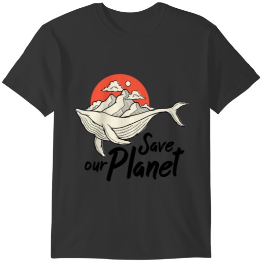 Funny Save Our Planet Quote Retro Earth Day Gifts T-shirt