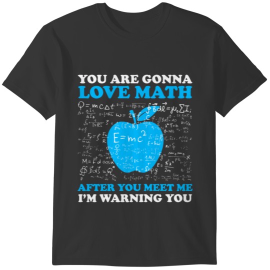 Math Lover Taught Funny Valentines Day design T-shirt