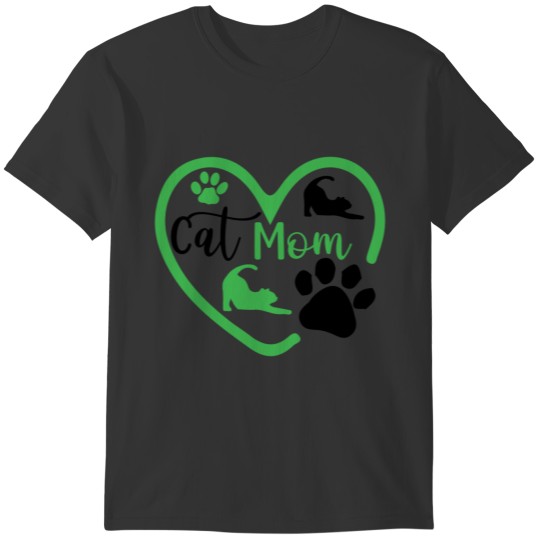 Cat mom T-shirt