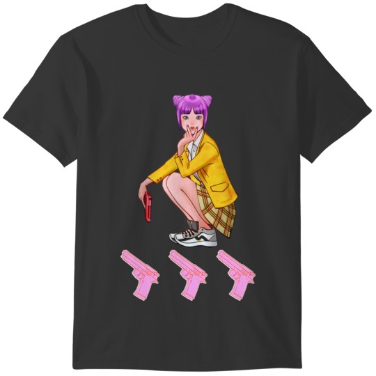 Kawaii Gun Girl T-shirt
