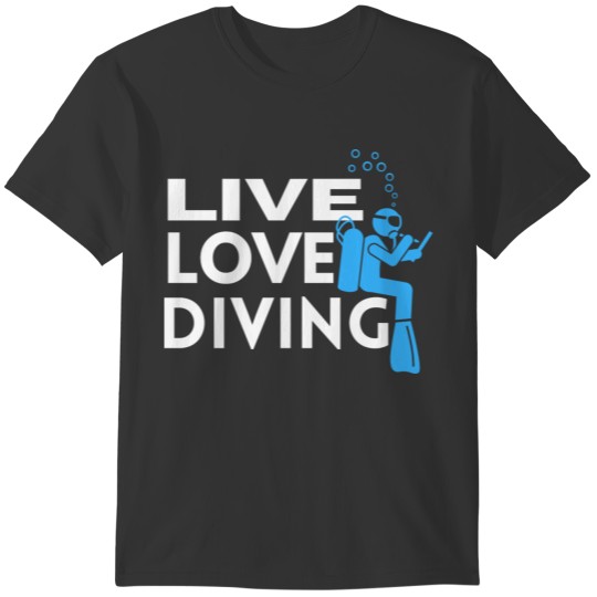 live love diving T-shirt