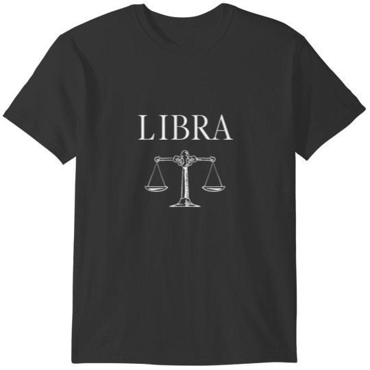 Zodiac Sign Libra - Star Sign Wolf - Horoscope T-shirt