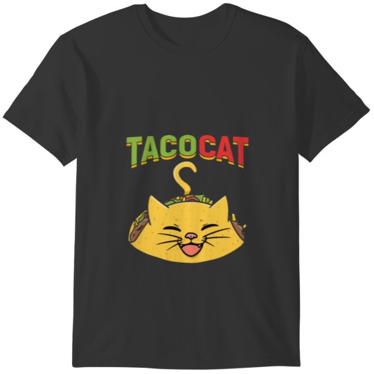 Taco Cat Graphic Design Cat Lovers T-shirt