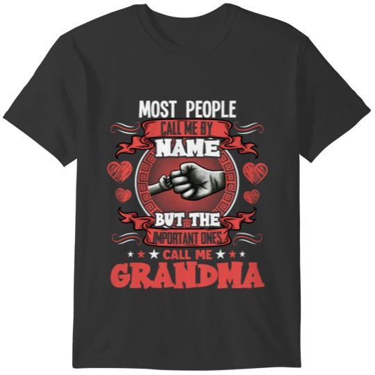 The most important call me grandma T-shirt