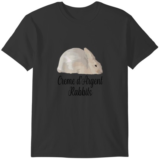 Creme d Argent rabbits T-shirt