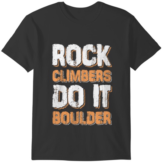 Bouldering climbing T-shirt