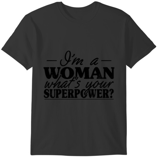 Girl Power Superpower Hero Feminism T-shirt