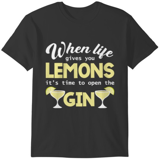 Gin Summer Cocktail Vintage T-shirt