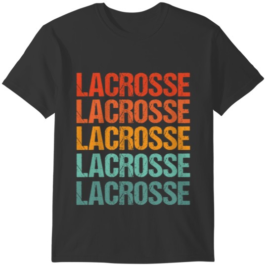 Lacrosse Player Lax Vintage Lax Stick Lacrosse T-shirt