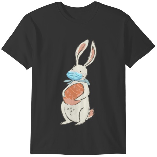 easter bunny with mask T-shirt