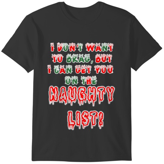 NAUGHTY LIST T-shirt