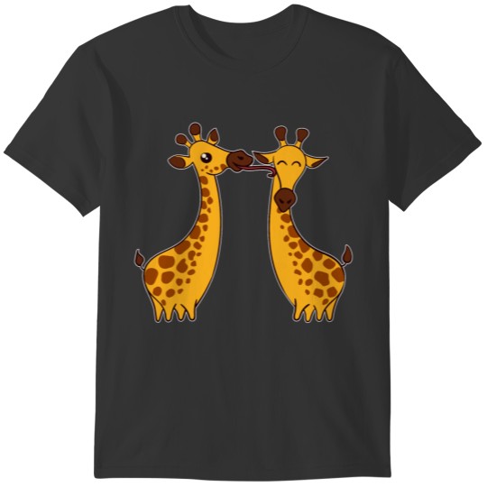 Giraffe Couple Pairs In Love T-shirt