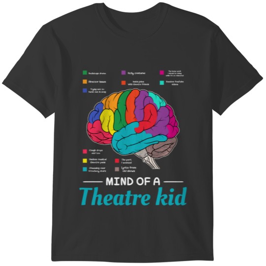 Mind of A Theater Kid Funny Musical Theater Nerd A T-shirt