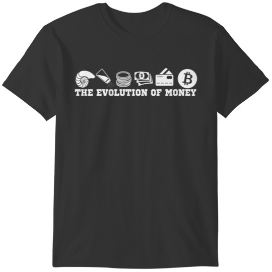Evolution money profession gift finance saying T-shirt