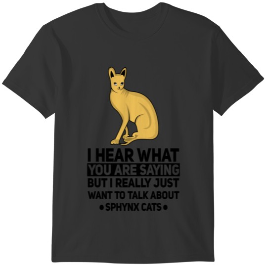 spync cat sphinx cats feline friend cat egypt T-shirt