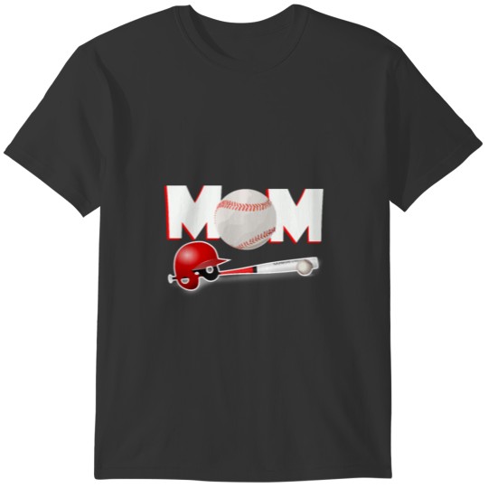 Baseball Mother s Day Gift Mommy Mom Mama T-shirt