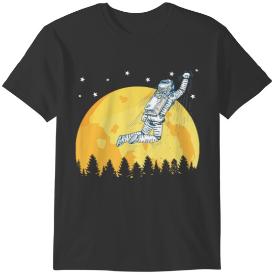 Space Gift Astronaut Moon T-shirt