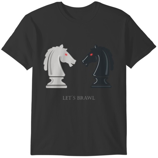 Chess piece Horse king men + women tournament T-shirt