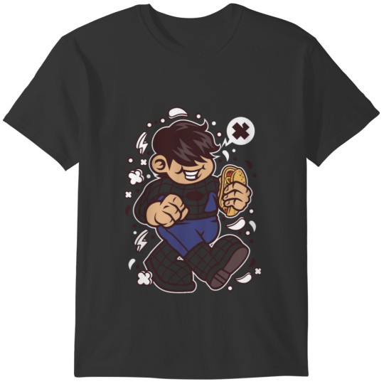 Superhero Spiderkid for animated characters comics T-shirt