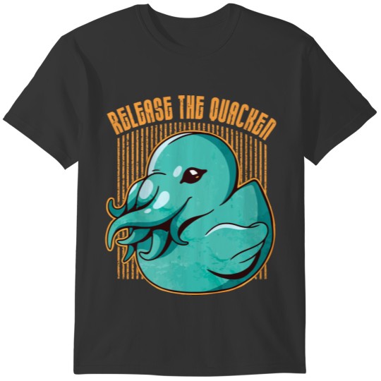 Release The Quacken Cute Octopus Duck Kraken Gift T-shirt