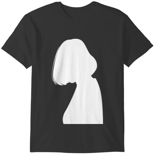 silhouette woman T-shirt