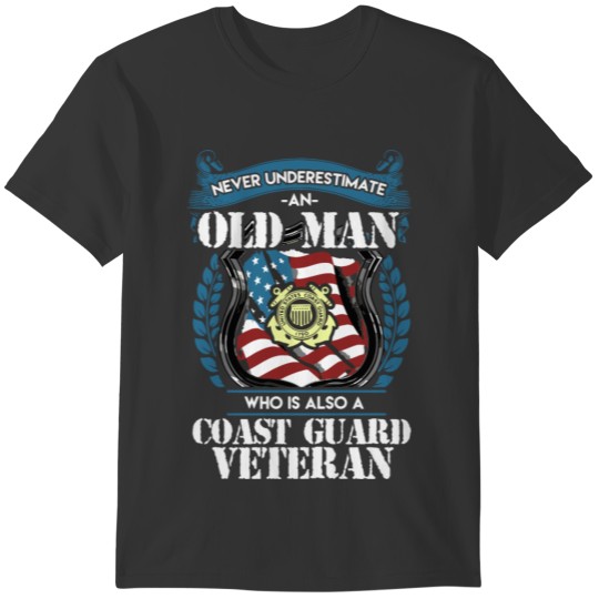 Us Coast Guard Veteran Design T-shirt