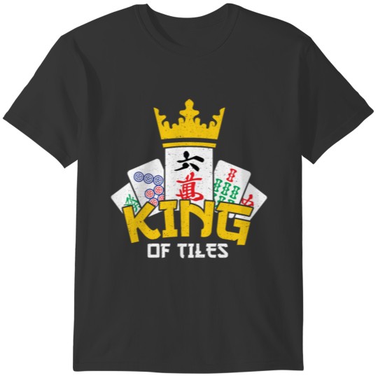 King of tiles cool mahjong gift T-shirt