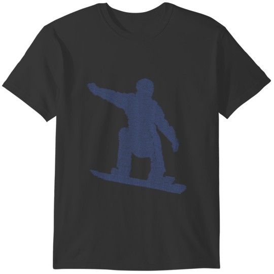 Snowboarder gift ideas snowboard design T-shirt