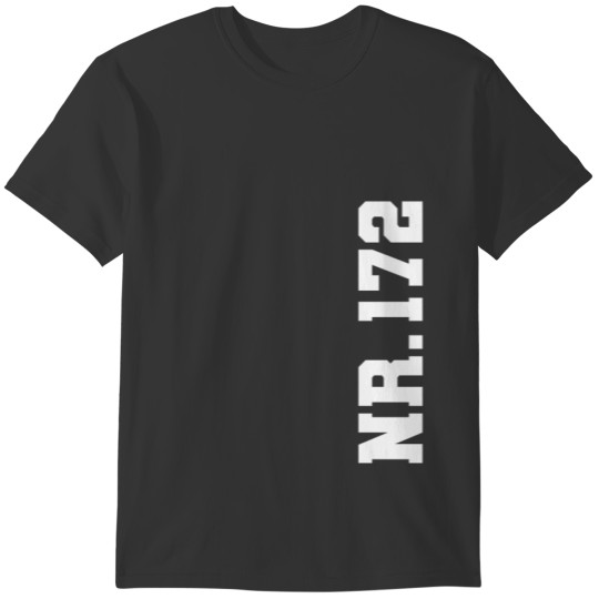 Number 172 NR. 172 T-shirt